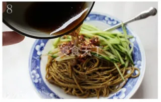 凉拌荞面饸饹面步骤五